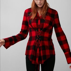 Flannel Corset Shirt: